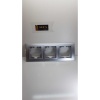 METALİK GRİ ÜÇLÜ ÇERÇEVE ELBİ ZENA SİLVERLİNE SERİSİ