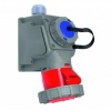 Bemis CEE Norm 5x32A. (3P+E+N) 380V. 50/60 Hz. 6h IP 67 90° Eğik P.Prizli Duvar Priz