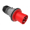 Bemis 5/63A. Düz Fiş (3P+E+N) 380V. 50/60 Hz. 6h CEE Norm Seri IP44