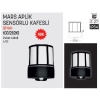 Zita Mars Sensörlü Kafesli Aplik