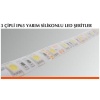 Şavk Üç Çipli IP65 Yarım Silikonlu Şerit Led 60 Led Yeşil
