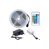 Animasyonlu Rgb Şerit Led Işık Aydınlatma Seti Tak Çalıştır Kumandalı Adaptörlü Conti