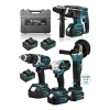Assur Plus Profesyonel Şarjlı Darbeli 4Lü Set 2-26 Hilti - 125mm Taşlama - 13mm Darbeli Matkap - 450Nm Somun Sıkma