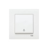 Viko Karre Beyaz Light (ZİL/IŞIK ANAHTARI)