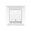 Viko Meridian Beyaz Light (ZİL/IŞIK ANAHTAR)(15 Adet )