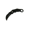 ZH 225 Siyah Karambit 18 cm - Metal Saplı, Manuel