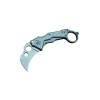 Quartermaster DA46 Karambit Outdoor Çakı 18 cm - Tırtıklı, Karbon Fiber Sap