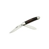 K-21 Linder Çiftli / Çift Ağızlı Çakı 14,5 cm - Ahşap Saplı, Manuel