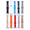 Watch Uyumlu 42 44 45mm/S A Kalite Kordon Kayış Bileklik Klasik Kaliteli Silikon Kordon ŞEFTALİ