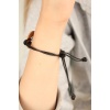 HOPE (Umutlu) Siyah Deri İpli Unisex Mood Bileklik - TJ-BB1985