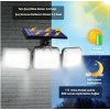Kumandalı Solar Güneş Enerjili 122 Ledli Hareket Sensörlü Bahçe Aydınlatma Sokak Lambası