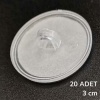 20 Adet Şeffaf Yuvarlak 3 Cm Çaplı Güçlü Disk Yapışkanlar (4915)