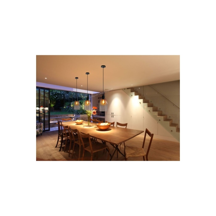 4 watt sarı (Amber) ışık Rustik Led Ampul 1 Yıl Garantili RF-4W St64