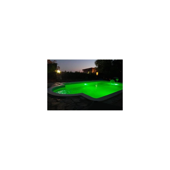 8 Watt Smd Led Yeşil Mini Sıva Üstü Havuz Lambası 5 Adet