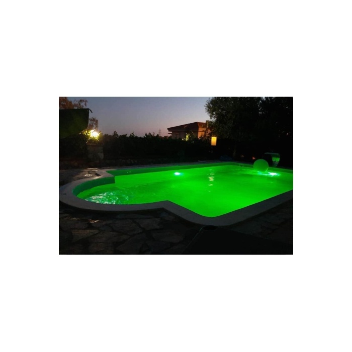 8 Watt Smd Led Yeşil Mini Sıva Üstü Havuz Lambası 3 Adet