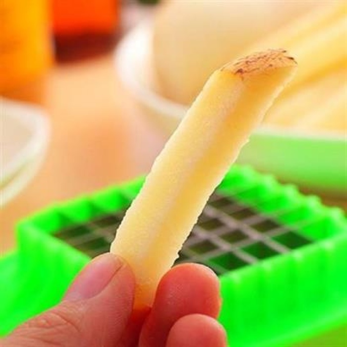 Kare Dizayn Pratik Kolay Patates Dilimeme Aleti Aparatı Bıçağı