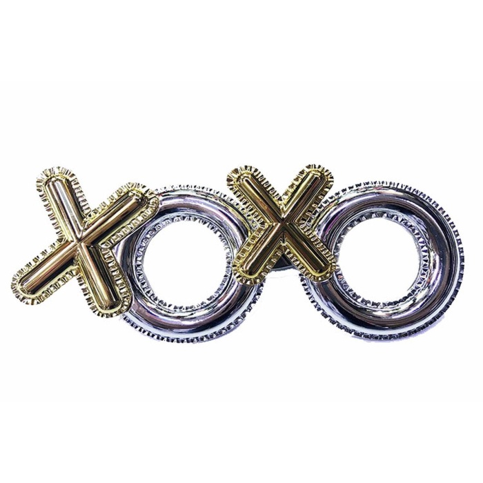 Xoxo Yazılı Yılbaşı Partisi Gözlüğü Gümüş Renk