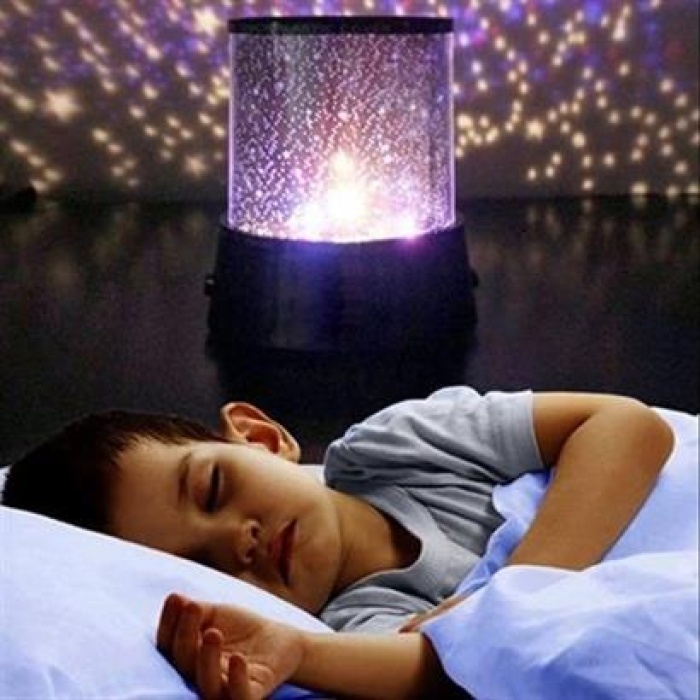 Star Master Pilli Gökyüzü Projeksiyonlu Led Renkli Yıldızlı Tavan Işık Yansıtma Gece Lambası