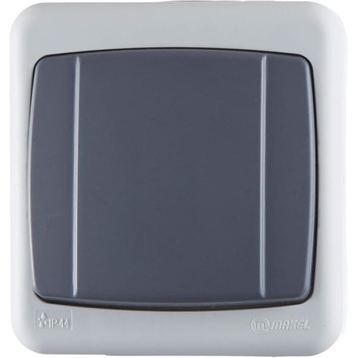 Nemliyer Plus Ip44 Anahtar, Gri