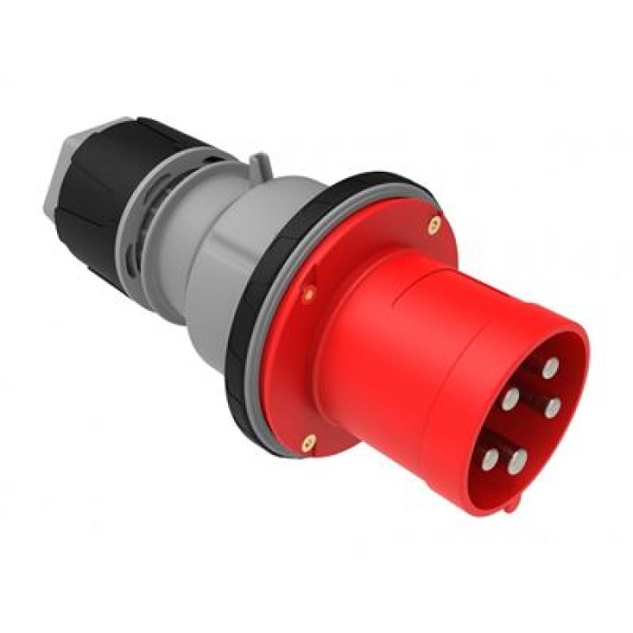 Bemis 5/63A. Düz Fiş (3P+E+N) 380V. 50/60 Hz. 6h CEE Norm Seri IP44
