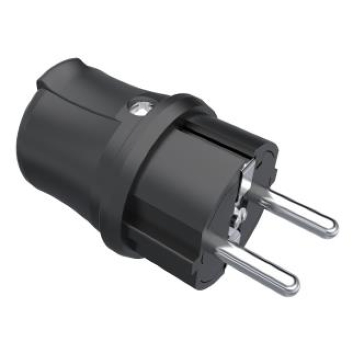 Bemis Monofaze Plastik 1x16A. (2P+E) 200/250V. IP 44 Düz Fiş