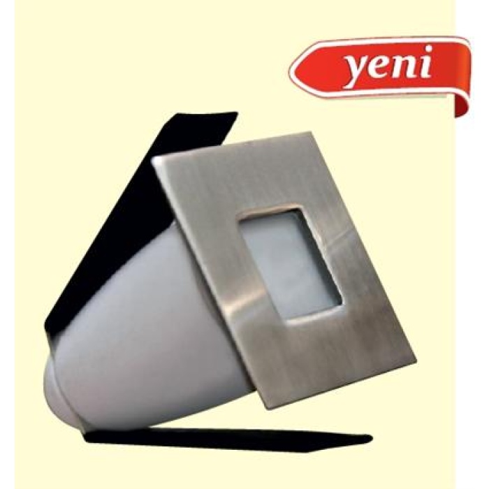 Sensa Mini Gömme 3 Ledli Kare Çelik Armatür