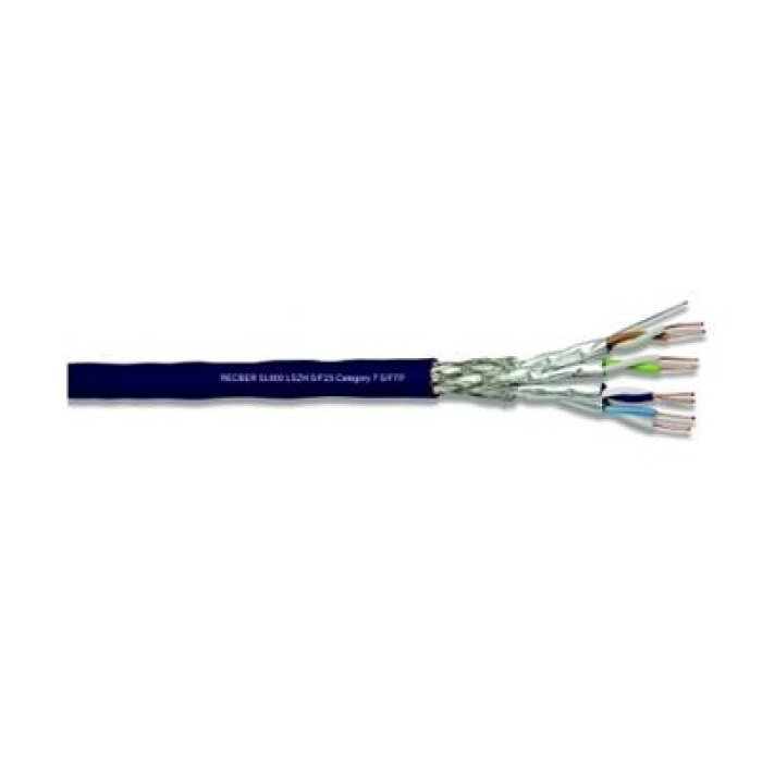 Reçber SL200 U24 LSZH Category 5e U/UTP 4x2x24AWG Euro-Class Eca Data&Lan HF Veri İletişim Kablo