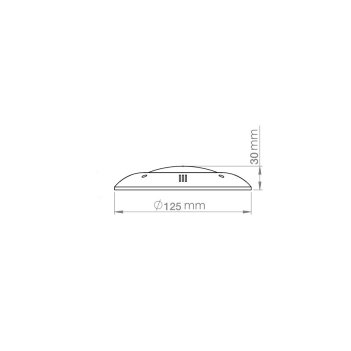 5 Adet 8 Watt 12 V Smd Led Gün Işığı Mini Sıva Üstü Havuz Lambası