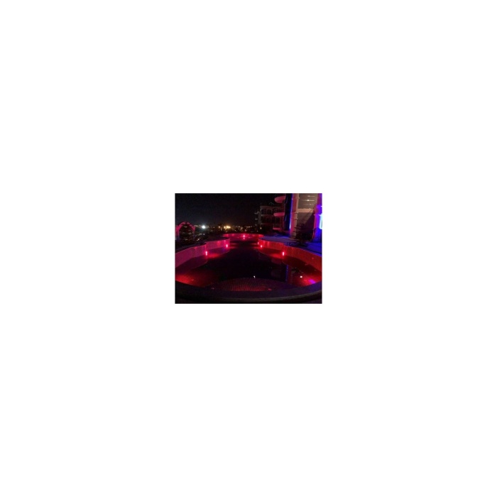 32 Watt Kırmızı Kovansız Smd Led Havuz Lambası 21 Cm Çapındaki Kovana Uyumlu