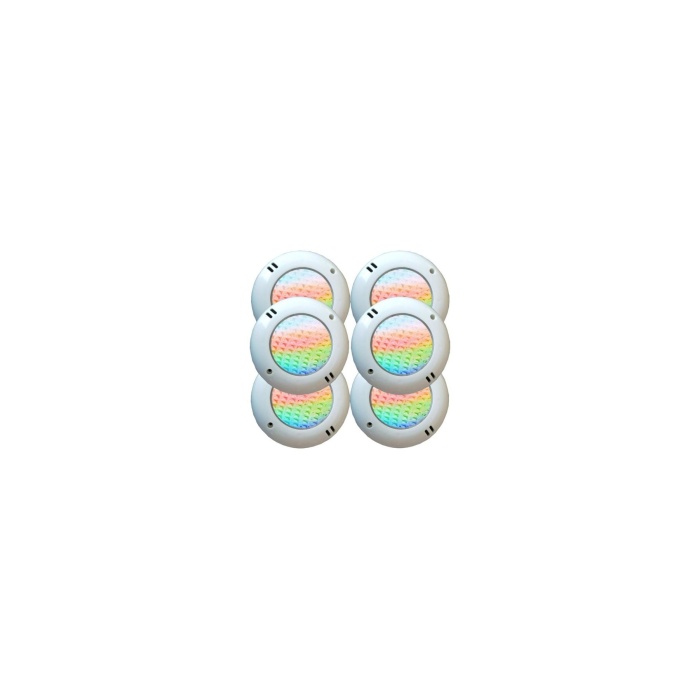 8 Watt Smd Led Rgb 4 Kablolu Mini Sıva Üstü Havuz Lambası 6 Adet