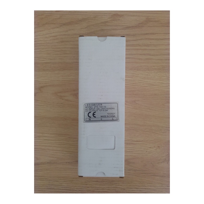 8,5 Amper Led Trafosu Ultra Slim Şerit Led Driver 12 volt 100 watt