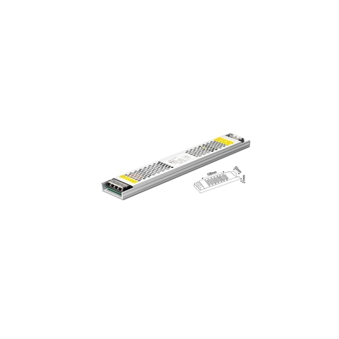 8,5 Amper Ultra Slim Led Trafo 12 volt 100 watt