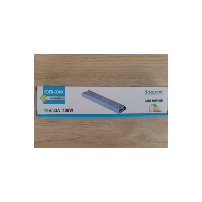 33A 400 watt 12 volt Ultra Slim Şerit Led Trafosu