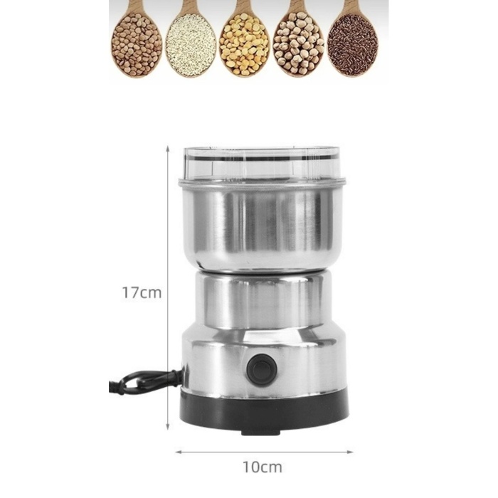 350 Watt 4 Bıçaklı Çok Amaçlı Mini Öğütücü: Kahve, Baharat Öğütücü - Yeşil