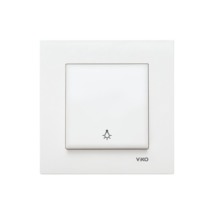 Viko Karre Beyaz Light (ZİL/IŞIK ANAHTARI)