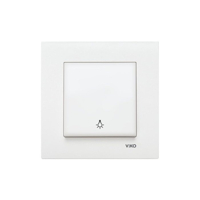 Viko Karre Beyaz Light (ZİL/IŞIK ANAHTARI)(7 ADET)
