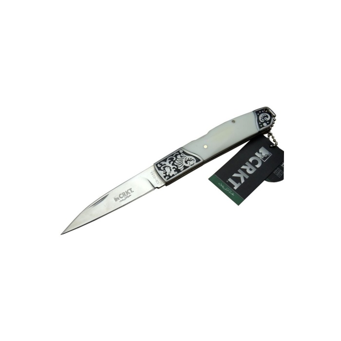 CRKT CR 0144 WY Kamp Çakı 20 cm - Sedef Saplı, Kılıflı, Kutulu