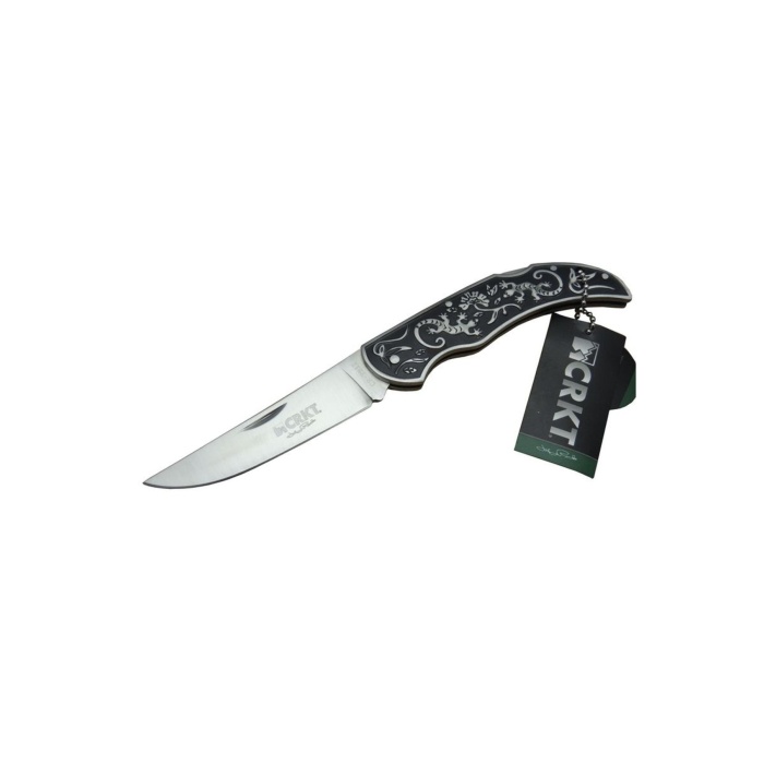 CRKT F817 Kamp Çakı 21 cm - Metal İşlemeli Sap, Manuel