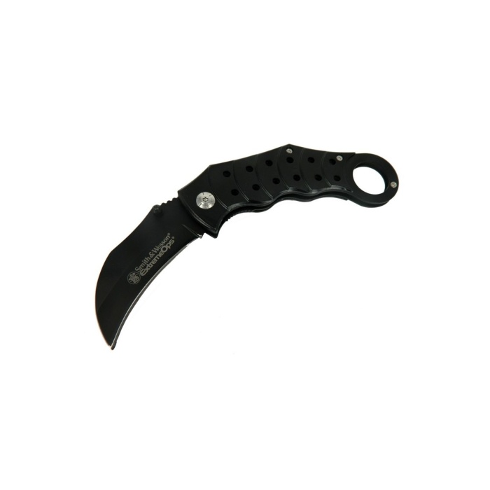 ZH 225 Siyah Karambit 18 cm - Metal Saplı, Manuel