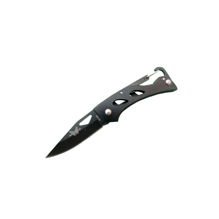 Benchmade A1103B Siyah Kamp Çakı 15 cm - Kancalı Metal Saplı