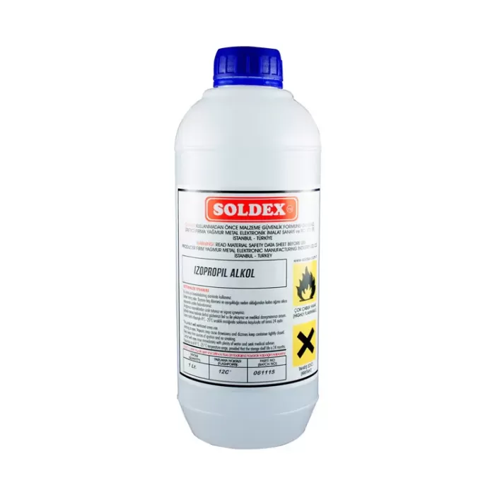 Soldex İzopropil Alkol 1 Lt - %99,9 Saf İPA