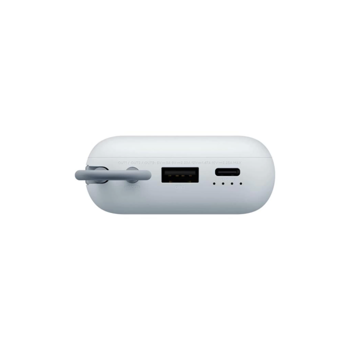Power Bank 10000mah Mavi Entegre Kablo Usb Ve Usb-c Portu 22.5w Bhr9072gl