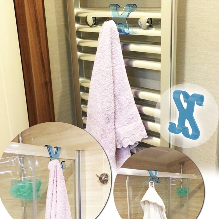 Hang it Pratik Kolay Taşımabilir Havlupan 2 Kancalı Banyo Askısı (4915)