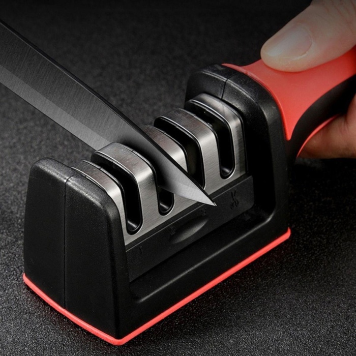 4 Aşamaları Kaymaz Taban Hızlı Bıçak Makas Bileme Aracı (4915)