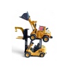 İnşaat Metal Uçlu Forklift ve Kepçe Mini Oyuncak Kırılmaz Çocuk Mühendisliği 2li Set