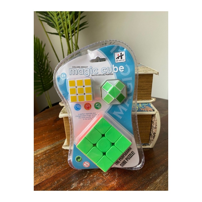 3 Lü Zeka Küpü Magic Cube Zeka Oyunu