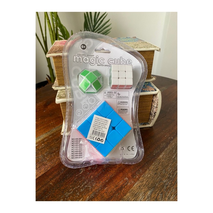 3 Lü Zeka Küpü Magic Cube Zeka Oyunu