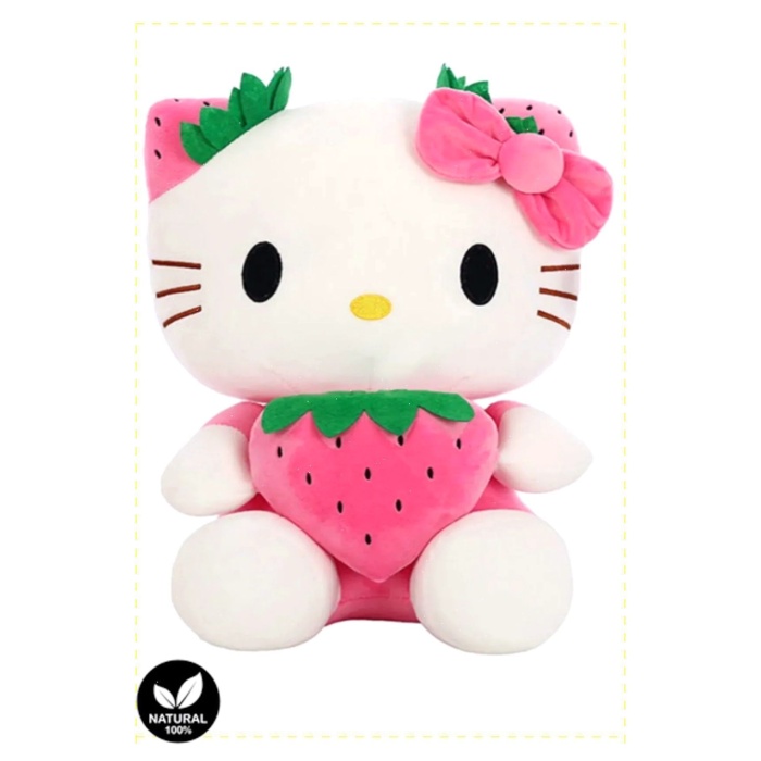 Hello Kitty Peluş Büyük Boy 45 Cm Pembe/mor/kırmızı Kız Cocuk Erkek Cocuk Oyuncak Egitici Oyuncak E