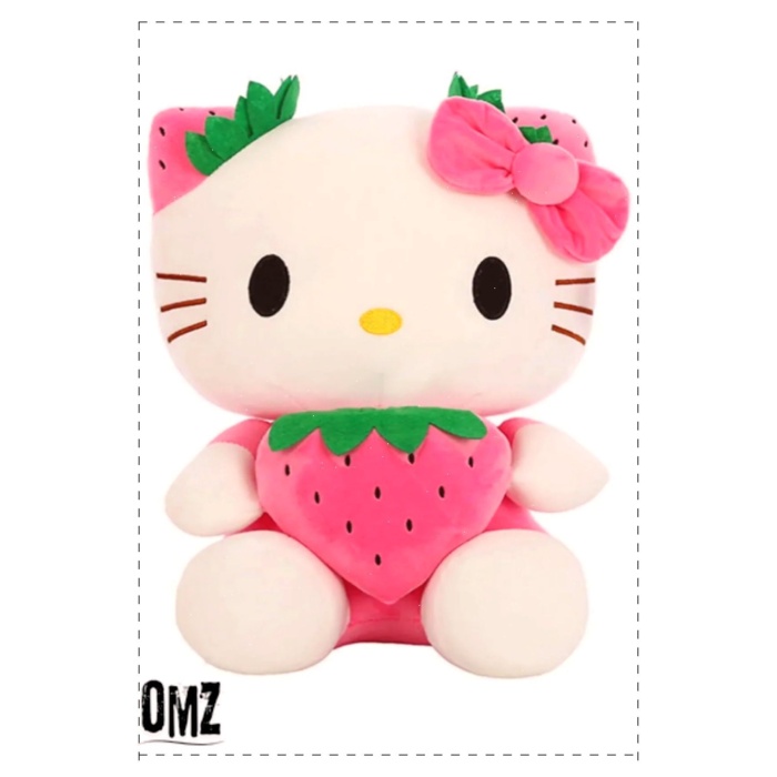 Hello Kitty Peluş Büyük Boy 45 Cm Pembe/mor/kırmızı Kız Cocuk Erkek Cocuk Oyuncak Egitici Oyuncak E