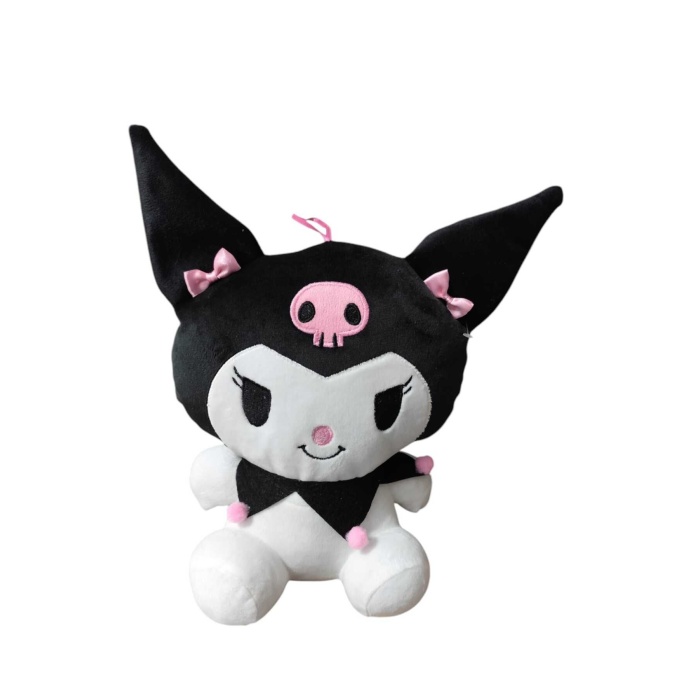 Kawaii Sanrio Sakura Kuromi Peluş Oyuncak 35 Cm Uyku Arkadaşım